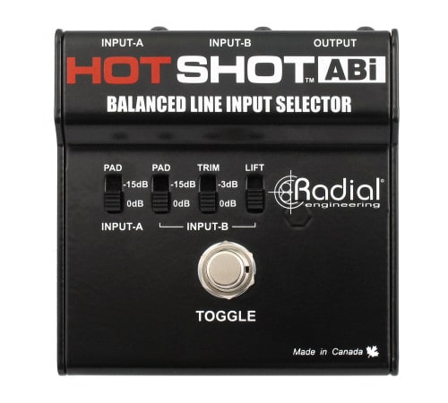 Radial HotShot ABi Balanced Input Selector