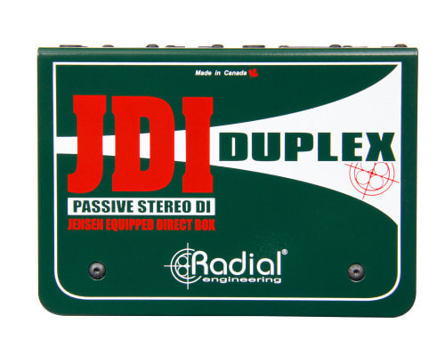 Radial JDI Duplex Stereo Passive Direct Box