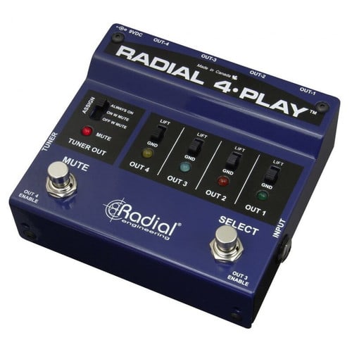 Radial 4-Play Multi-Output Direct Box
