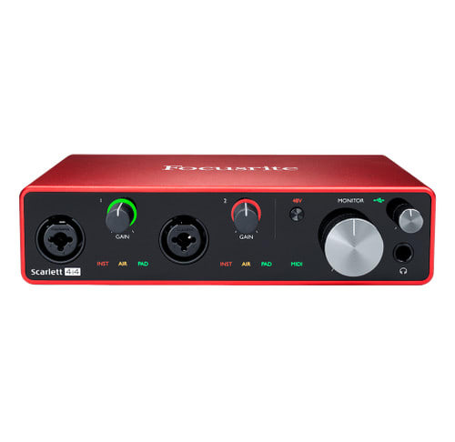 Focusrite Scarlett 4i4 3rd Gen Audio Interface