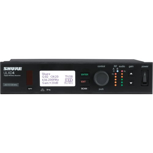 Shure ULXD4 Digital Wireless Receiver