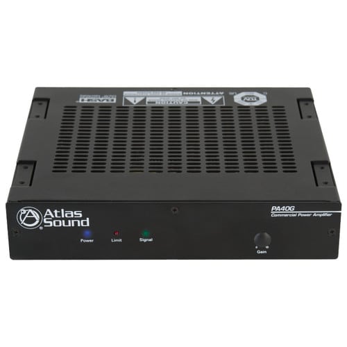 AtlasIED PA40G 40-Watt Single Channel Power Amplifier