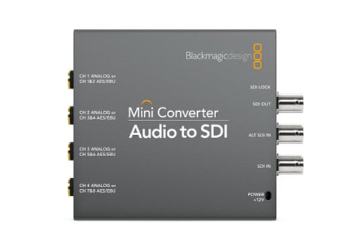 Blackmagic Design Mini Converter Audio to SDI front
