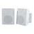 Electro-Voice EVID-S5.2 5'' Full-Range Surface Mount Speaker (Pair) white