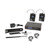 Galaxy Audio AS-1400-2 Wireless In-Ear Monitor Twin Pack System components