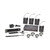 Galaxy Audio AS-950-4 4-User Personal Wireless System components