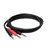 Hosa 1/4 TRS to Dual 1/4 TS Insert Cable