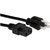 Hosa IEC C13 to NEMA 5-15P Power Cable ends