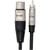 Hosa Pro REAN XLR3F to RCA Unbalanced Interconnect Cable ends