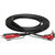 Hosa Dual RCA to Dual Right-Angle RCA Cable with Ground Wire