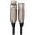 Hosa Switchcraft XLR3F to XLR3M Microphone Cable ends