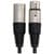 Hosa XLR3F to XLR3M AES/EBU Cable ends