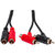 Hosa Dual RCA to Dual Piggyback RCA Stereo Interconnect Cable detail