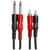 Hosa Dual 1/4 TS to Dual RCA Stereo Interconnect Cable