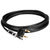 Hosa 1/4 TS to Dual Banana Black Zip-Style Jacket Speaker Cable