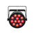 Chauvet DJ SlimPAR T12 ILS Low-Profile RGB LED Par front