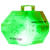 Eliminator Lighting Bubble Storm LED Compact Bubble Machine green