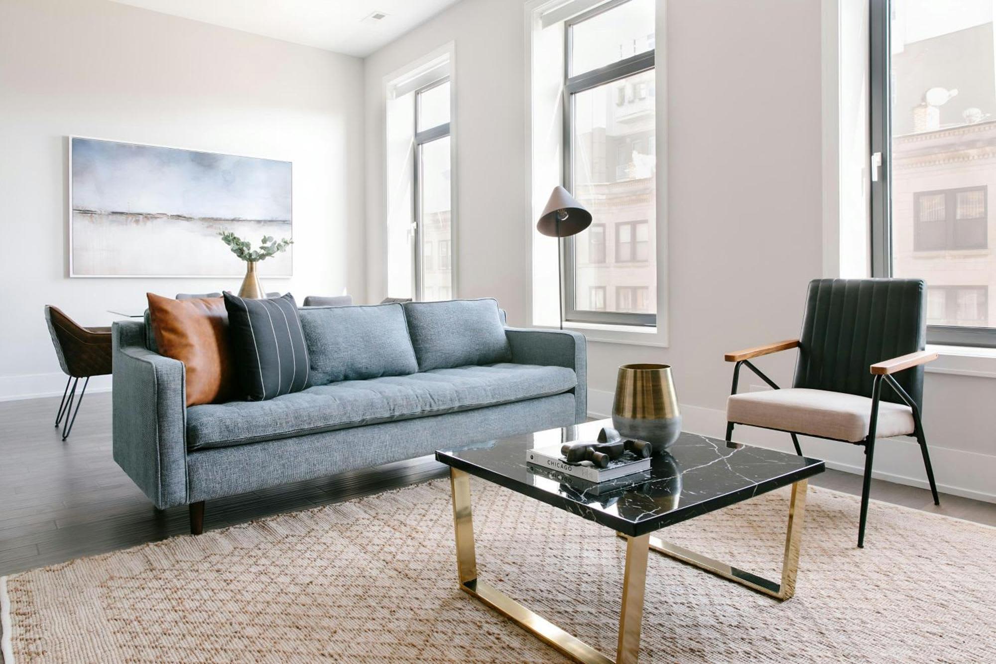 314 S Halsted Living Room