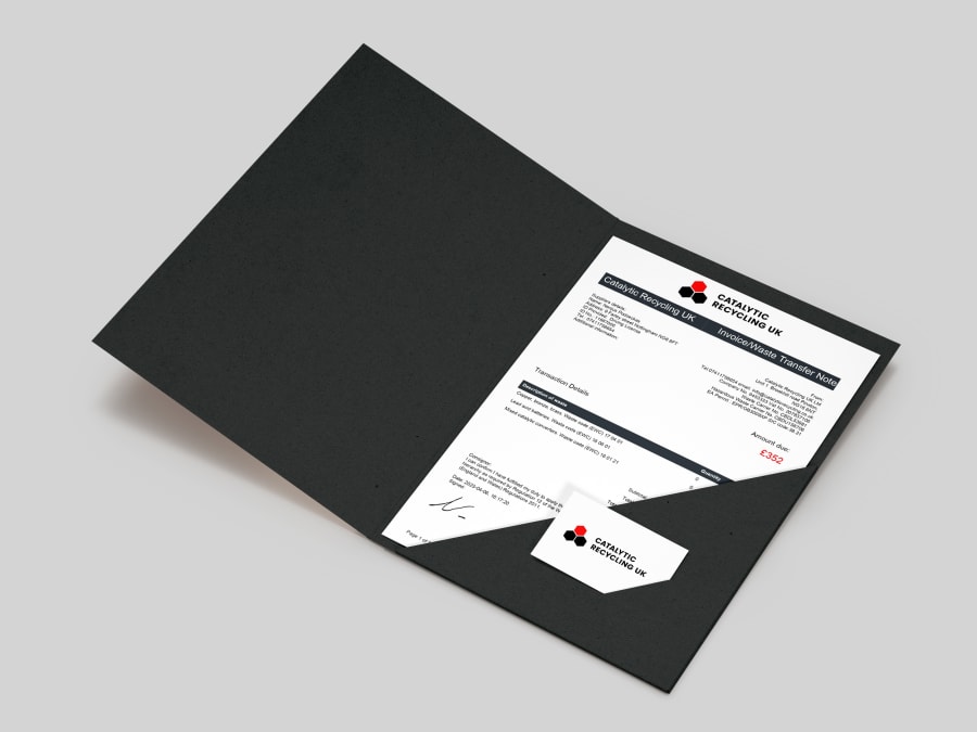 Automated billing report format with integrated digital waste transfer note metrics
