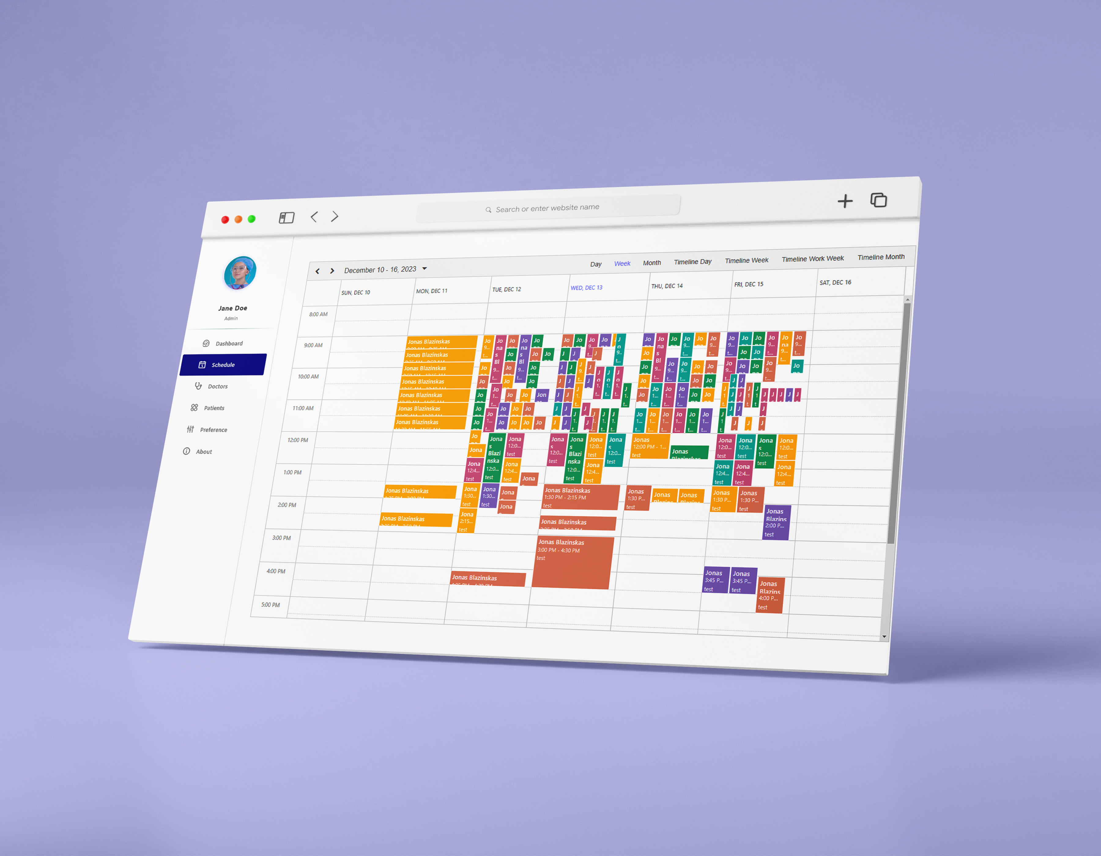 Medical Appointment Planner Schedule Software | HEXAS Web Design & Softawre Development