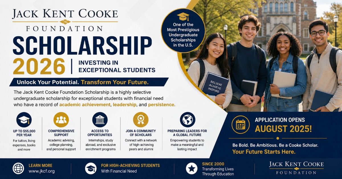 Jack Kent Cooke Foundation Scholarship 2026 Eligibility — Who Can Apply ...