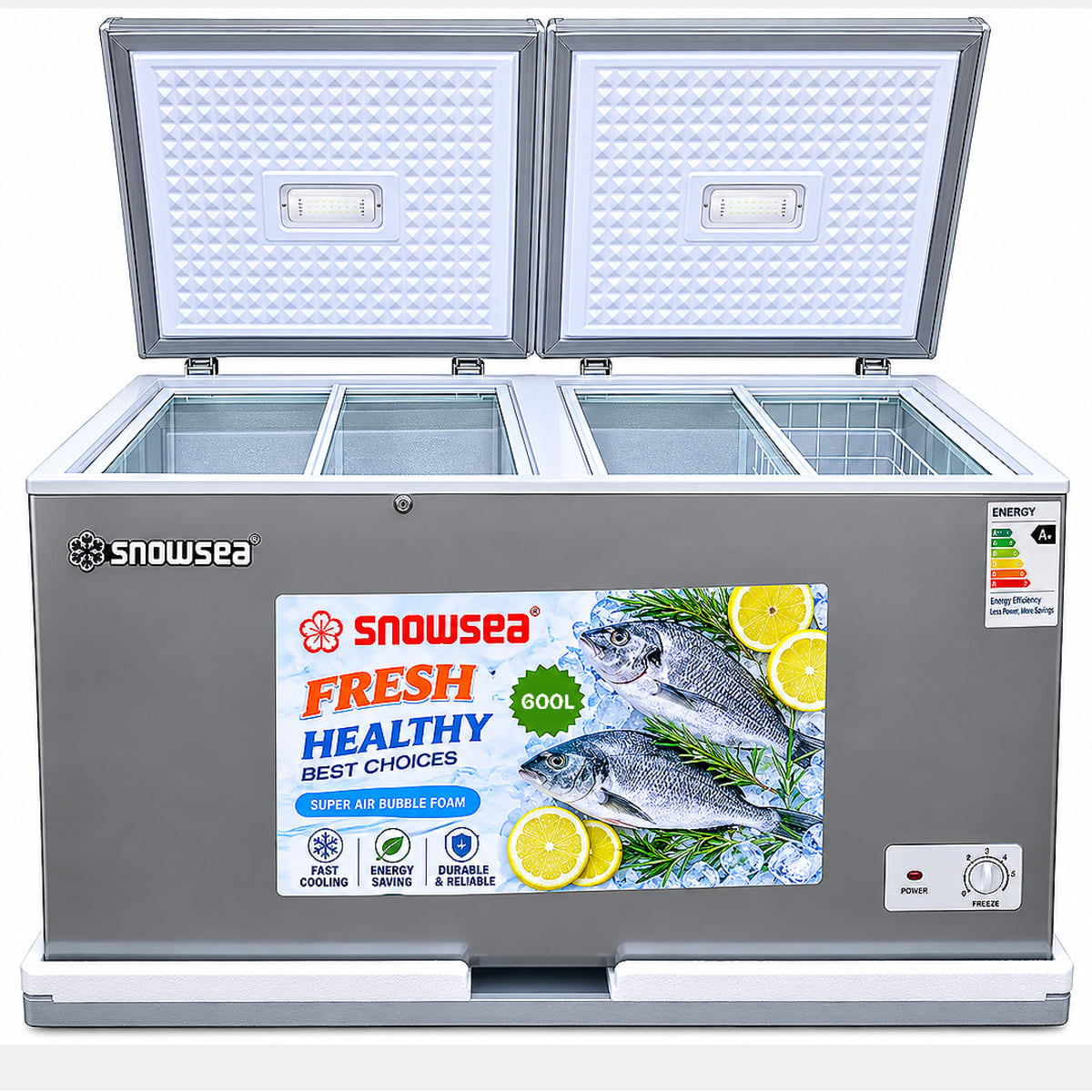 SNOWSEA 600L FREEZER [BD-700]