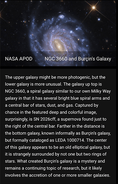 Astronomical picture of the day