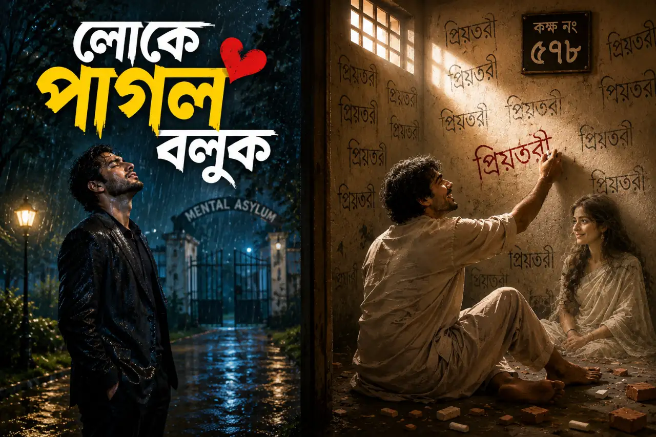 অভ্রায়ীনি ঐশি এর লেখা অনুগল্প লোকে পাগল বলুক এর ইমেজ