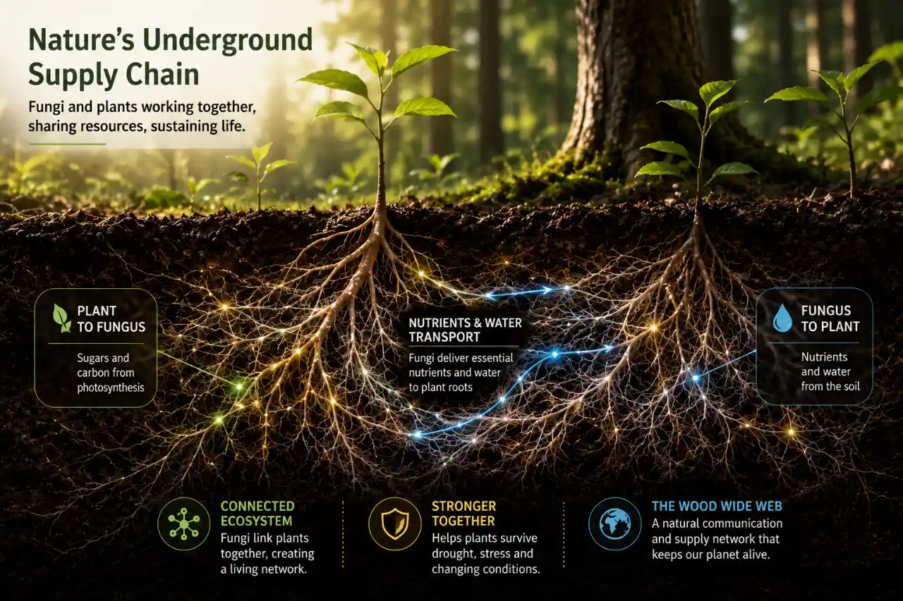 Nature's Underground Supply Chain