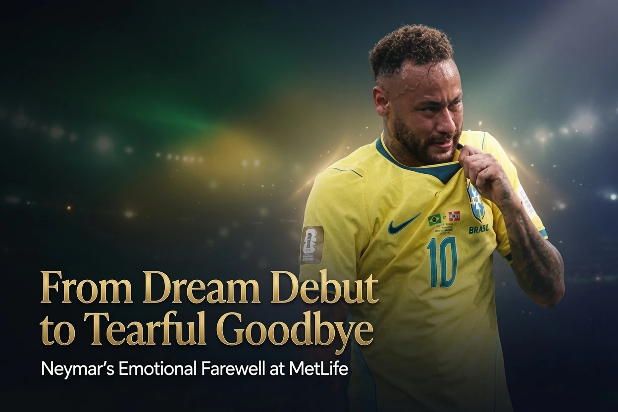 From Dream Debut to Tearful Goodbye: Neymar Ends His Journey at the Same Stadium Where It All Began