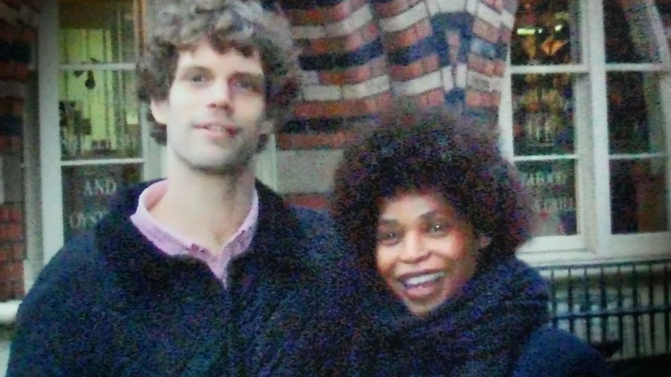 Mark van Dongen and Berlinah Wallace during their relationship