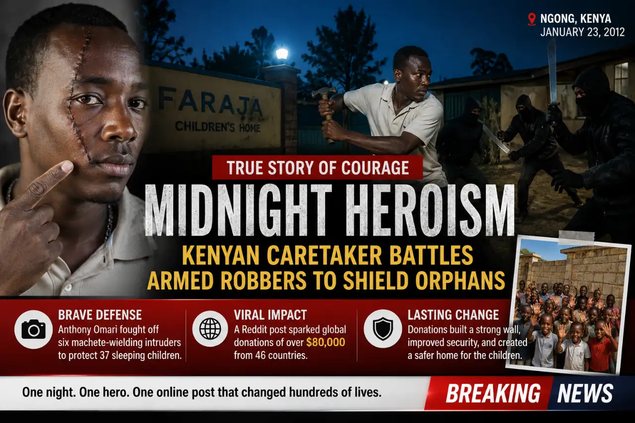 Midnight Heroism in Kenya: Caretaker Fights Off Armed Intruders to Protect 37 Orphans