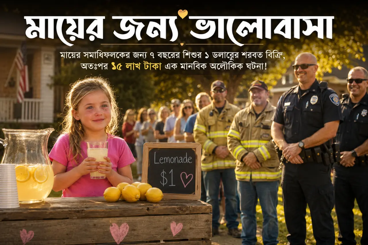 মায়ের সমাধির জন্য ১ ডলারে শরবত বিক্রি! ৭ বছরের শিশুর সাহায্যে ওলটপালট হলো পুরো শহর, সংগৃহীত হলো ১৫ লাখ টাকা!