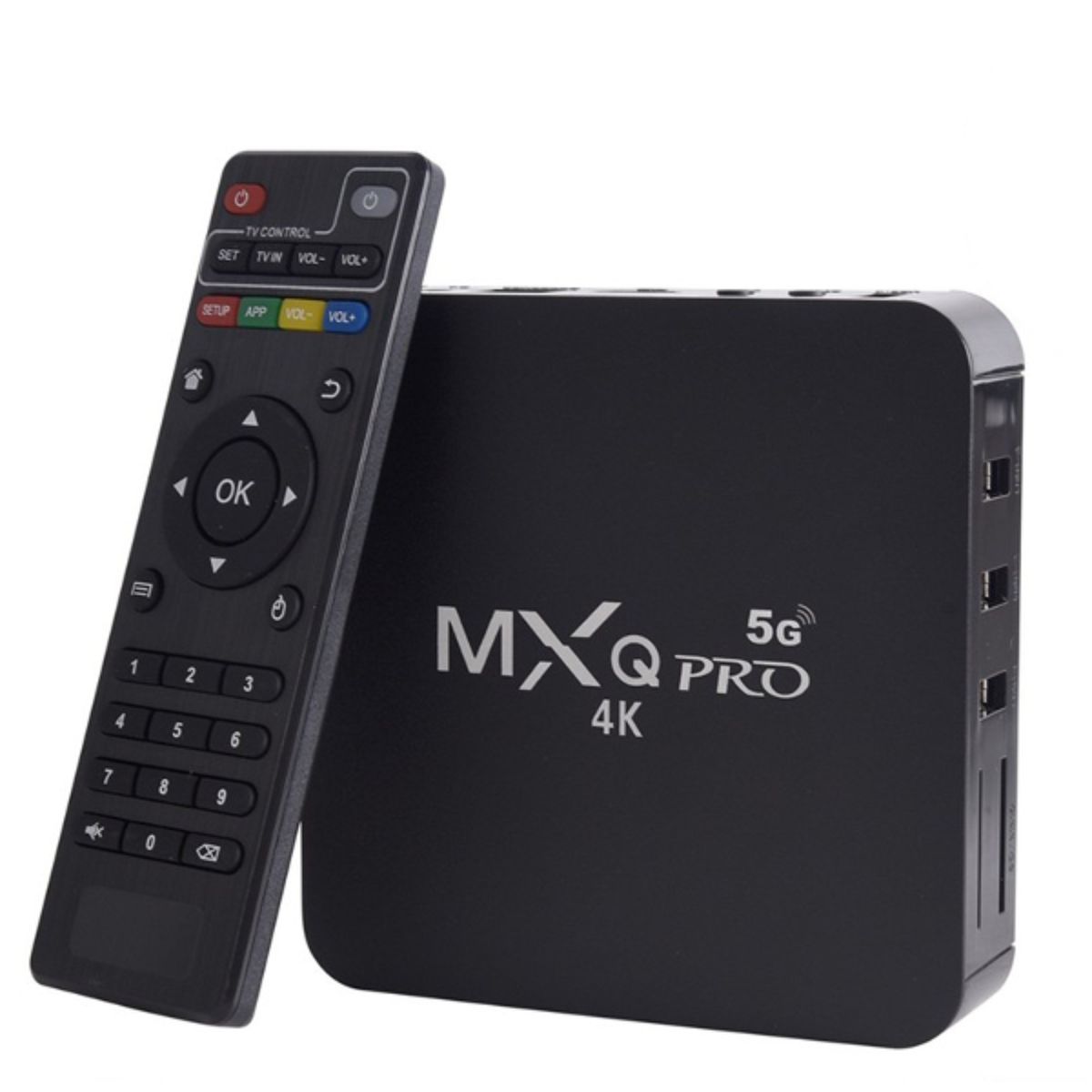 MXQ Pro 4K Android TV Box (12.1) | 5G WiFi | HDR10 | 64-bit Quad Core