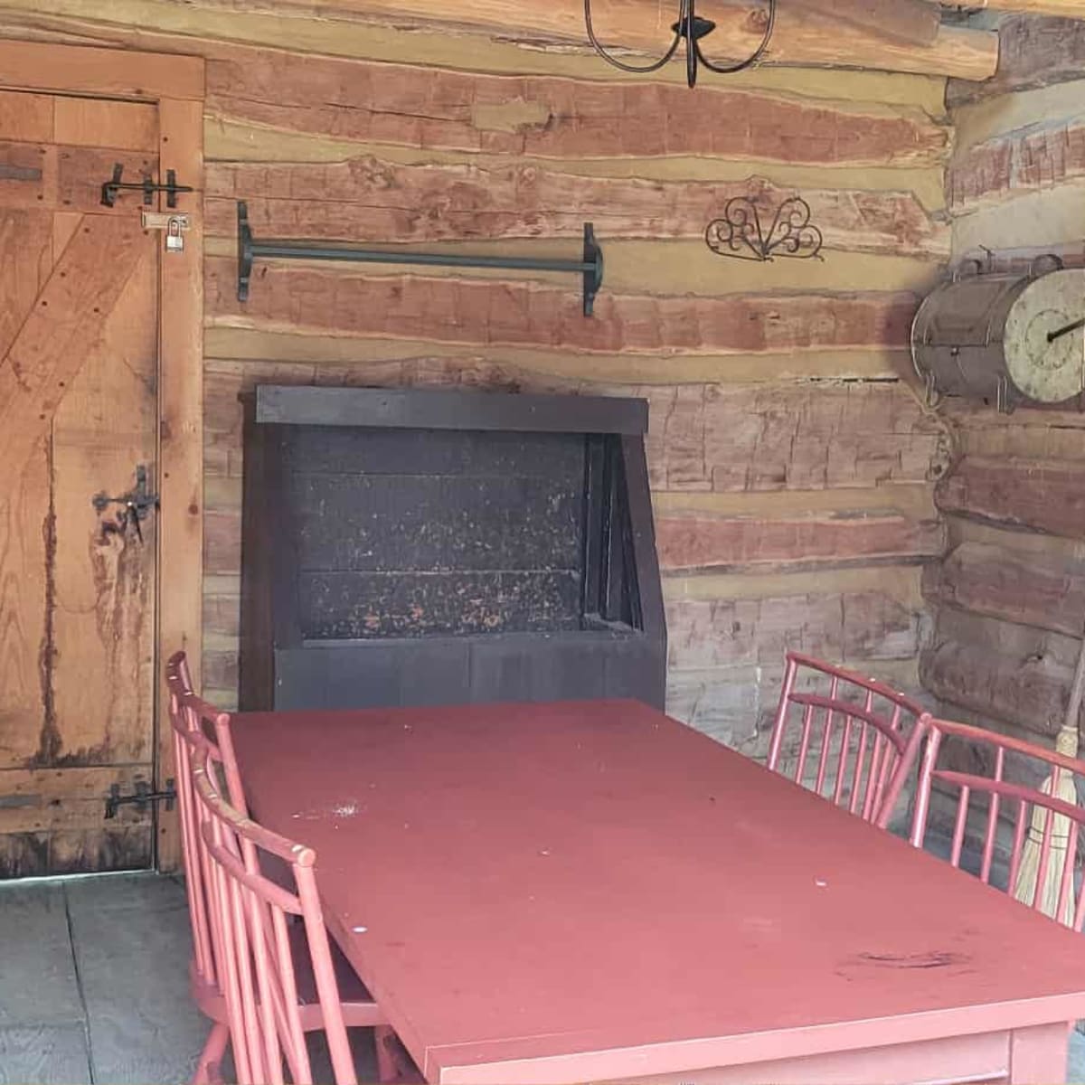 Inside Apple Tree Fort