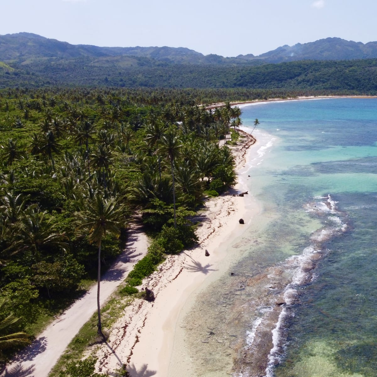 Relaxing seaside view on the Samana Peninsula.