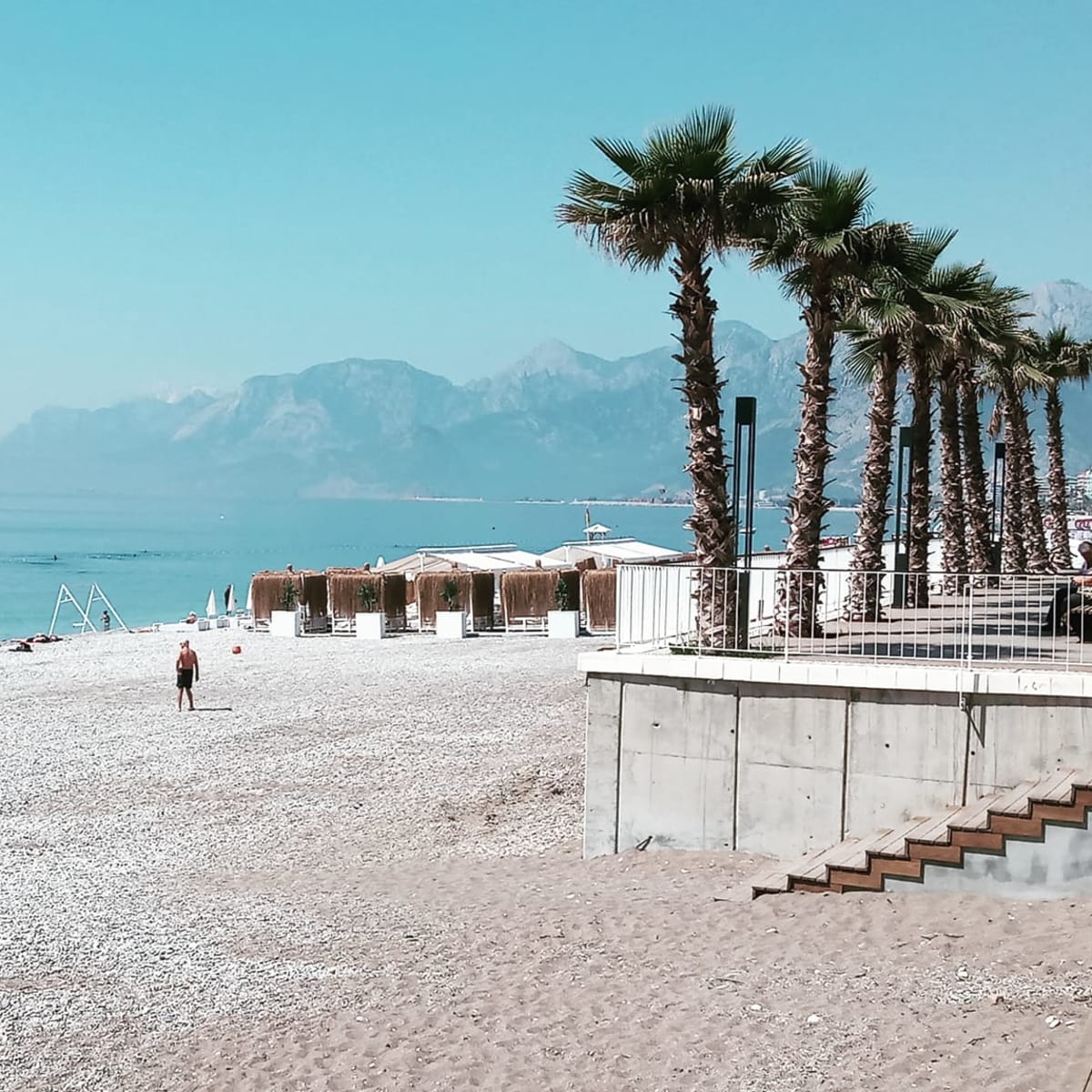 Antalya beach.