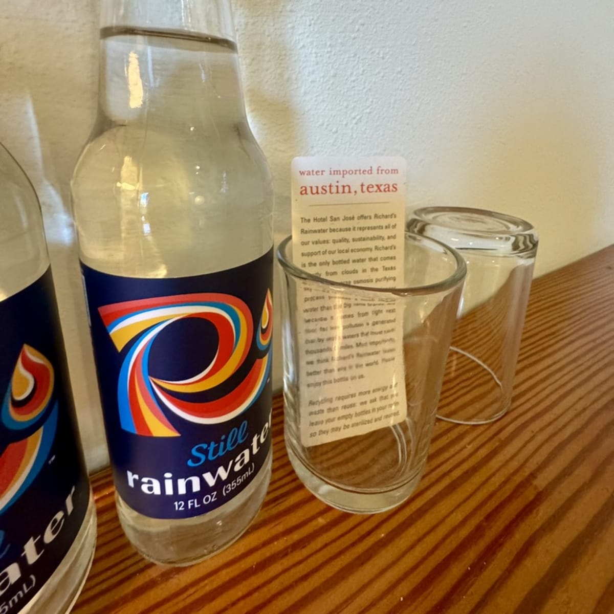 Glass water bottles-thank you!