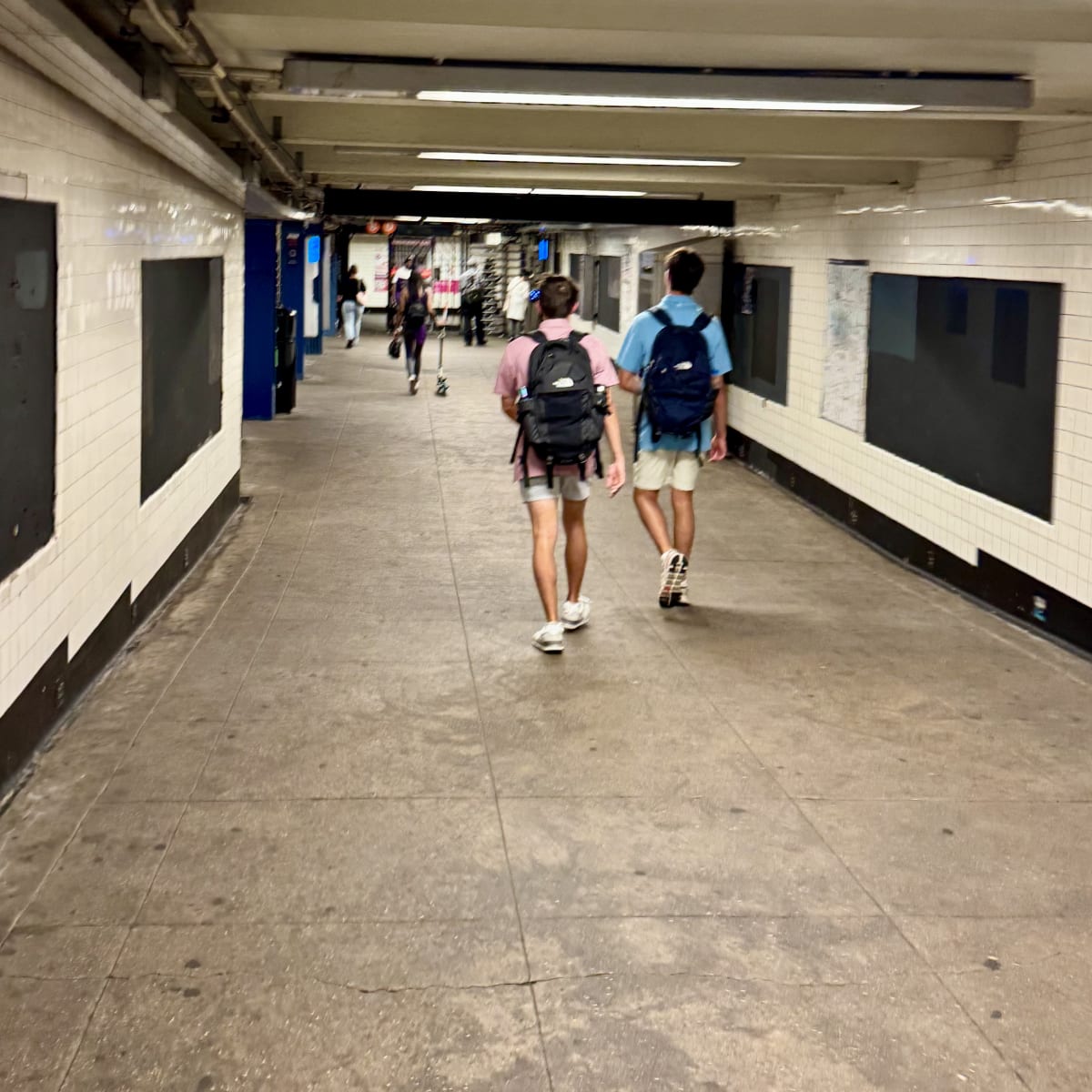 First subway experience...