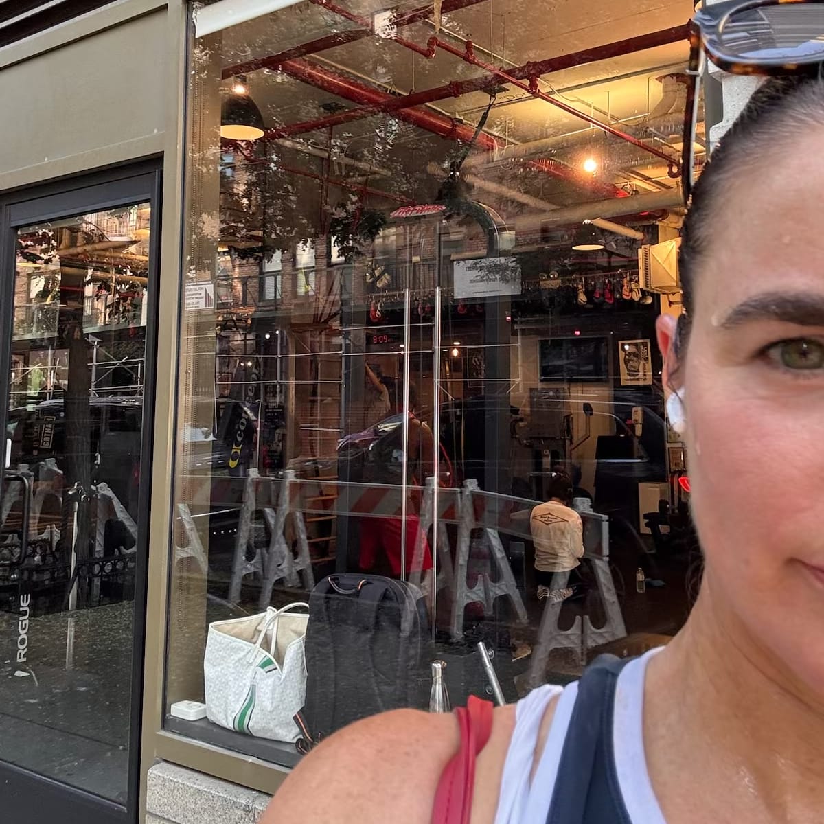 Post badass boxing workout-Gotham Gym