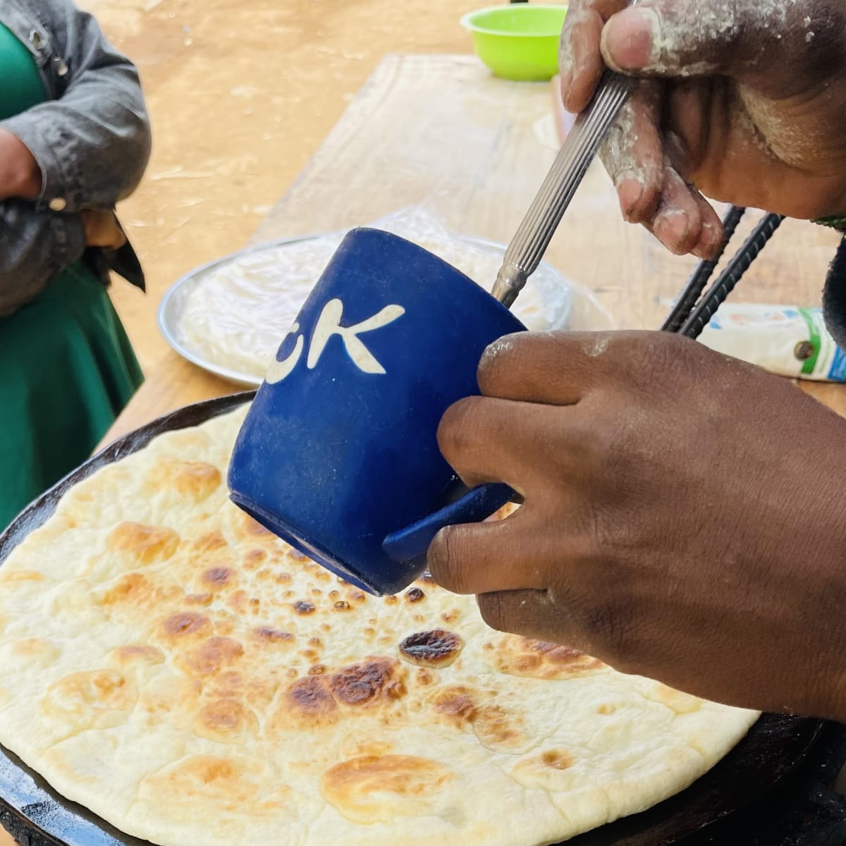 Chapati making