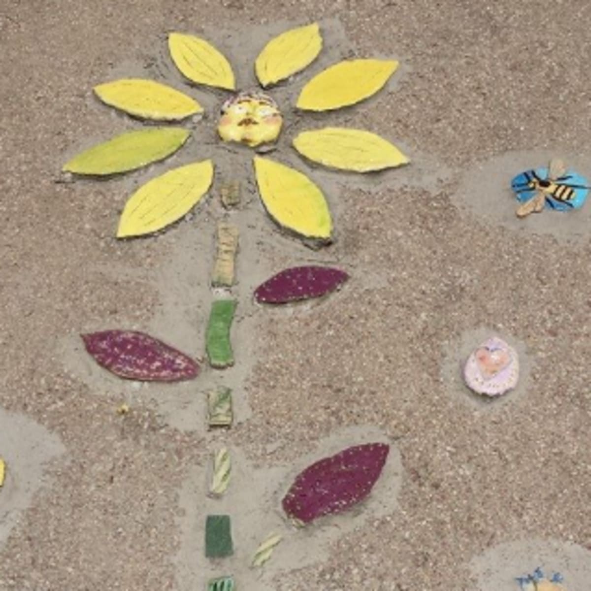 Cool art found in under the overpass leaving Garden of the Gods