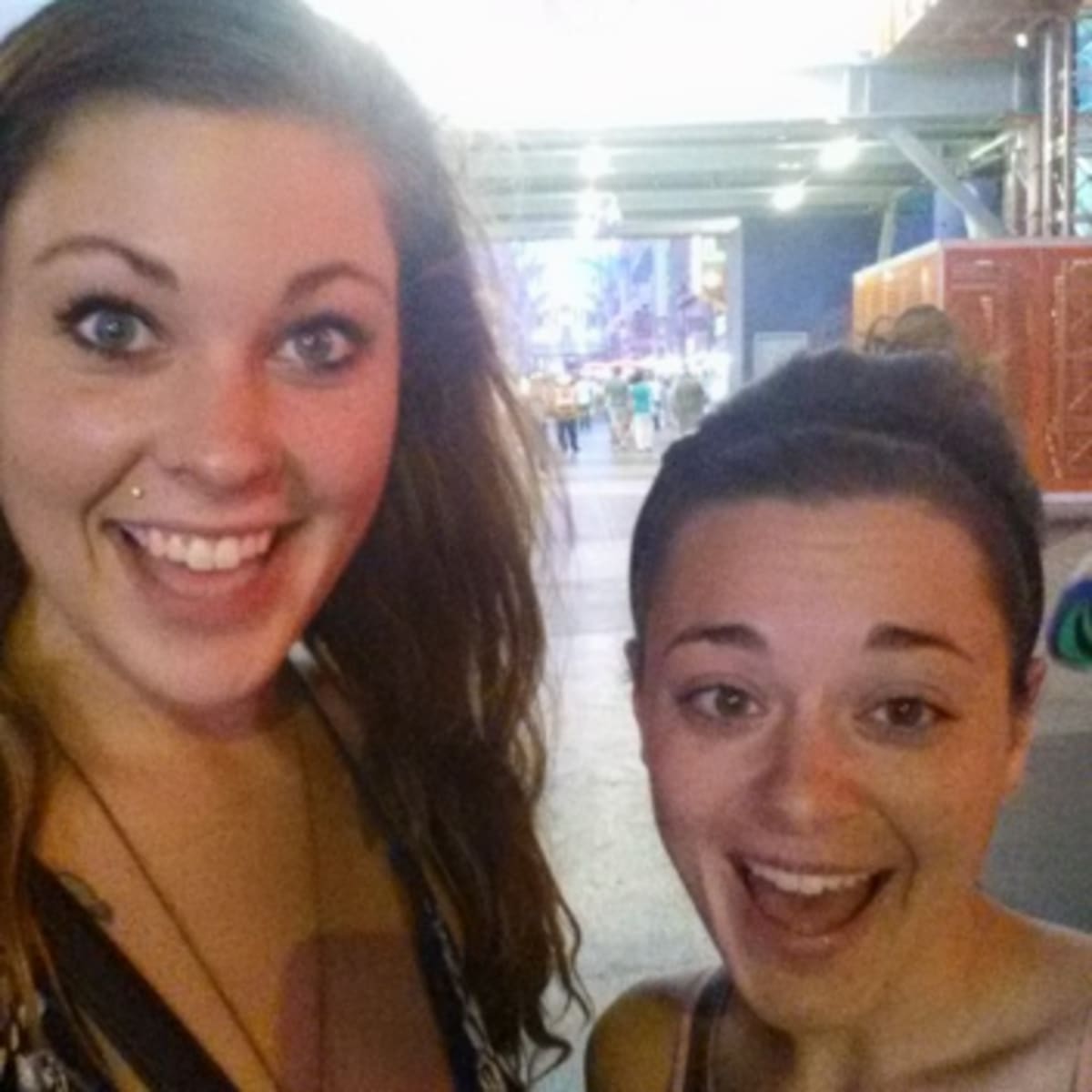 The initial excitement of the Vegas Strip!