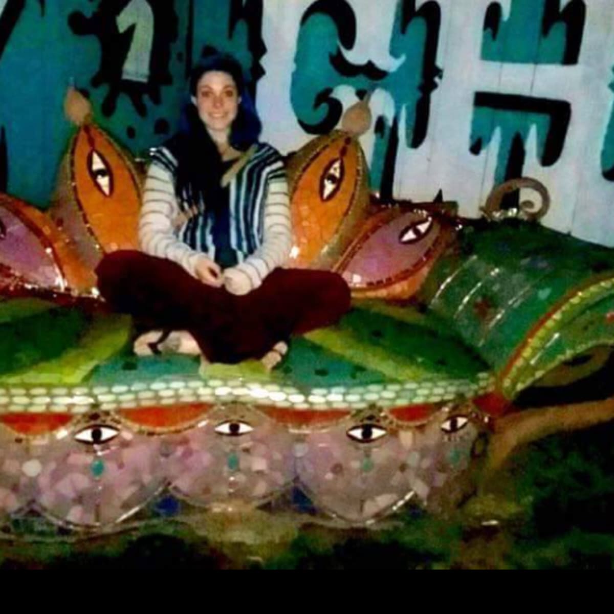 A cool couch art installation we found