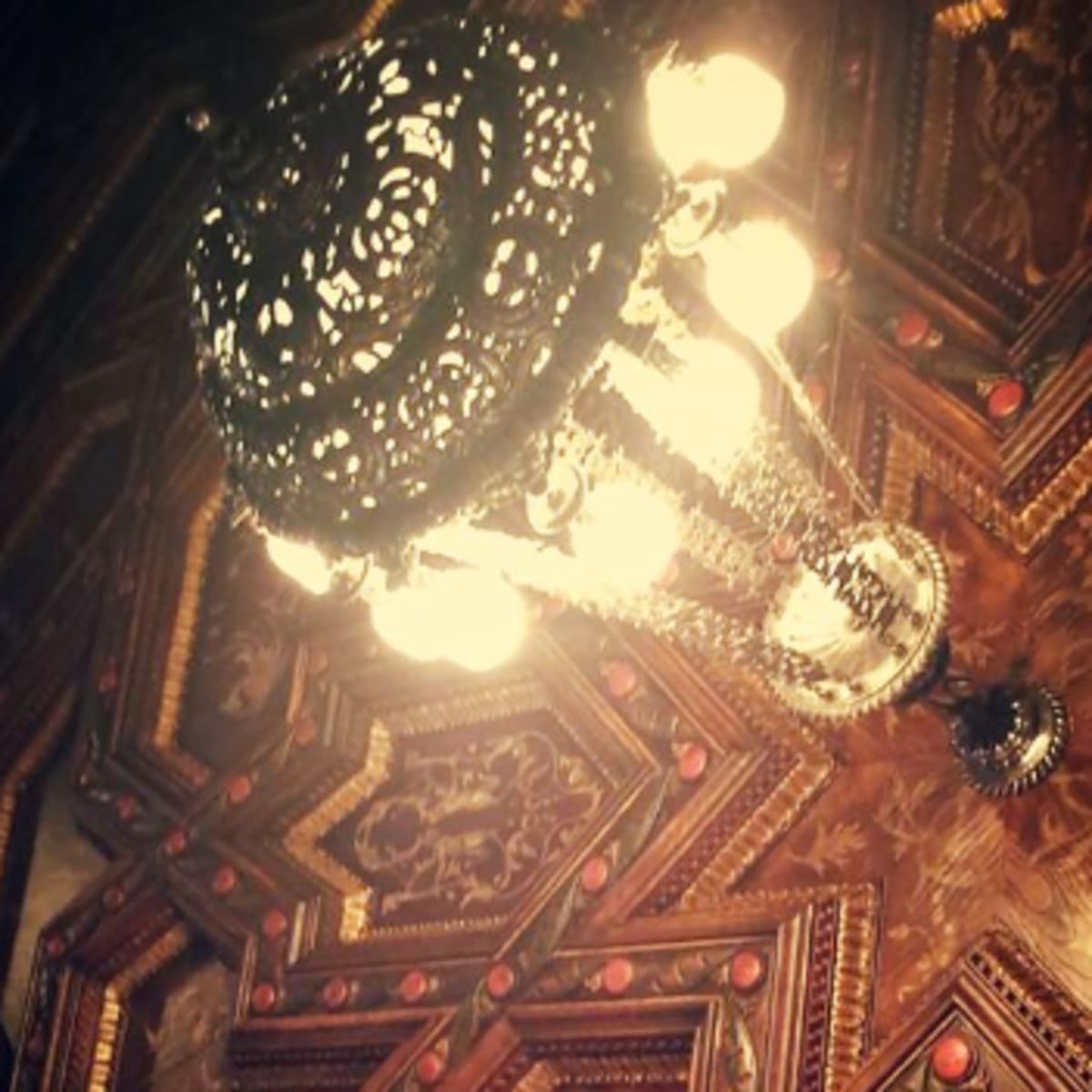 Such intricate decorations inside the Ringling Home