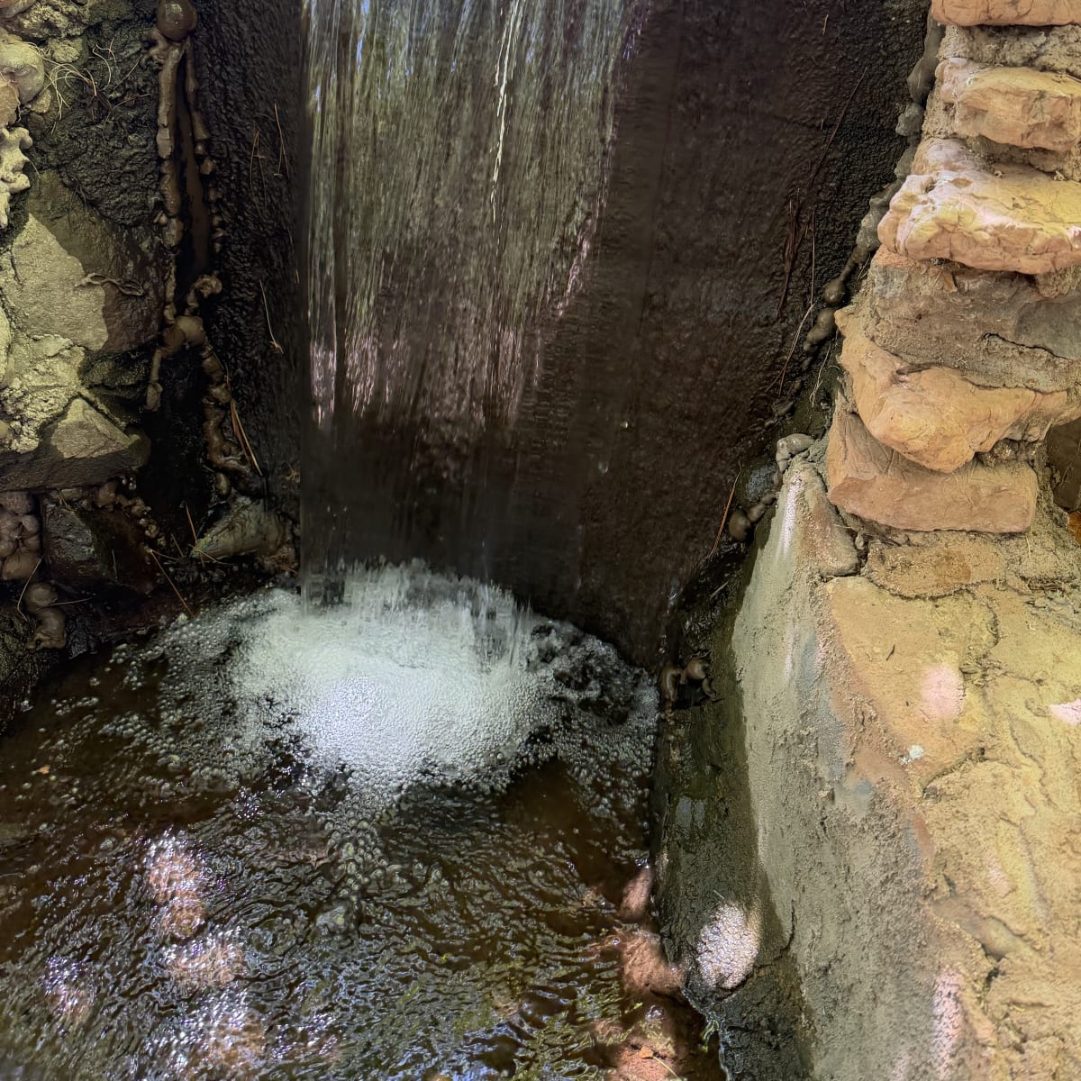 Flowing water, fountains and streams throughout the property make a great ambiance