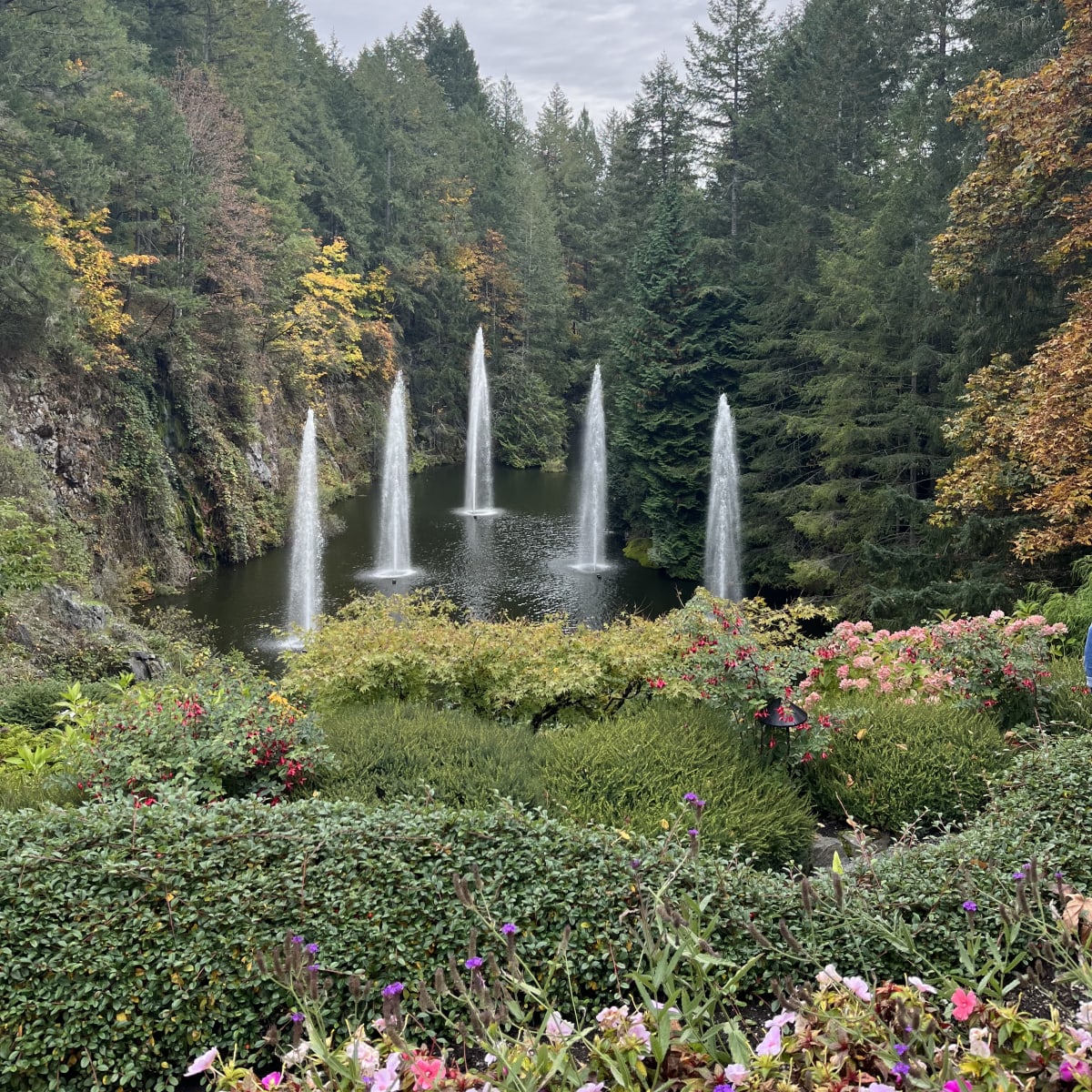 The Fountain at the Butchart Gardens