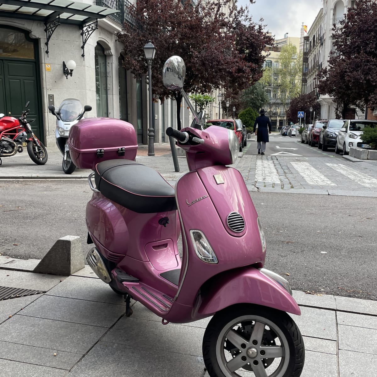 Madrid--cute Vespas everywhere
