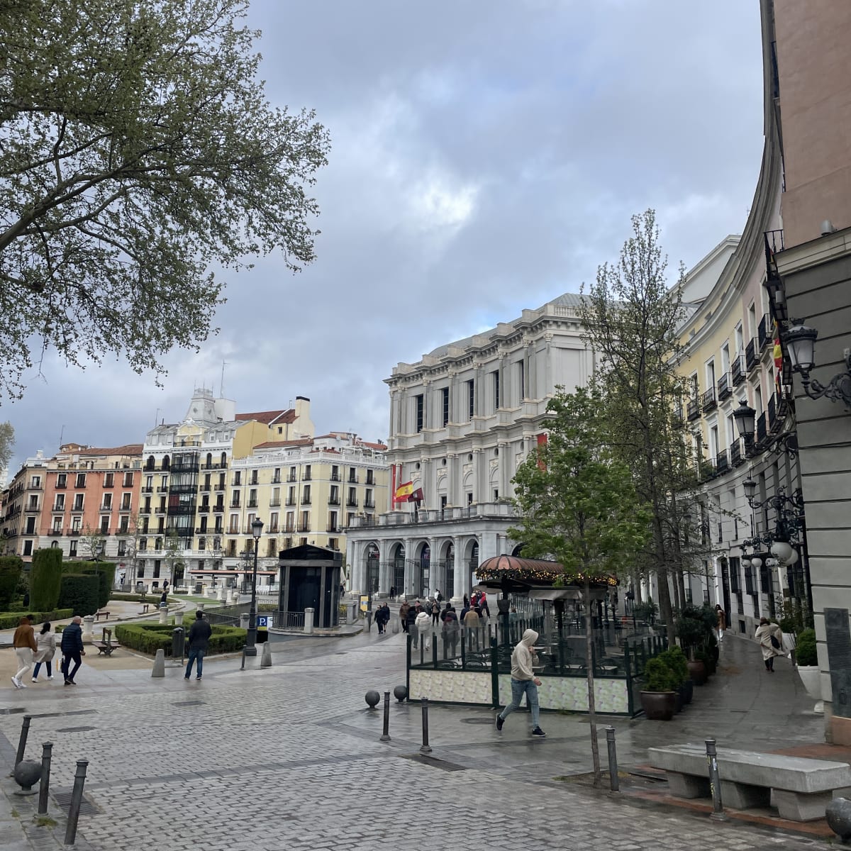 Madrid--outside the Opera House