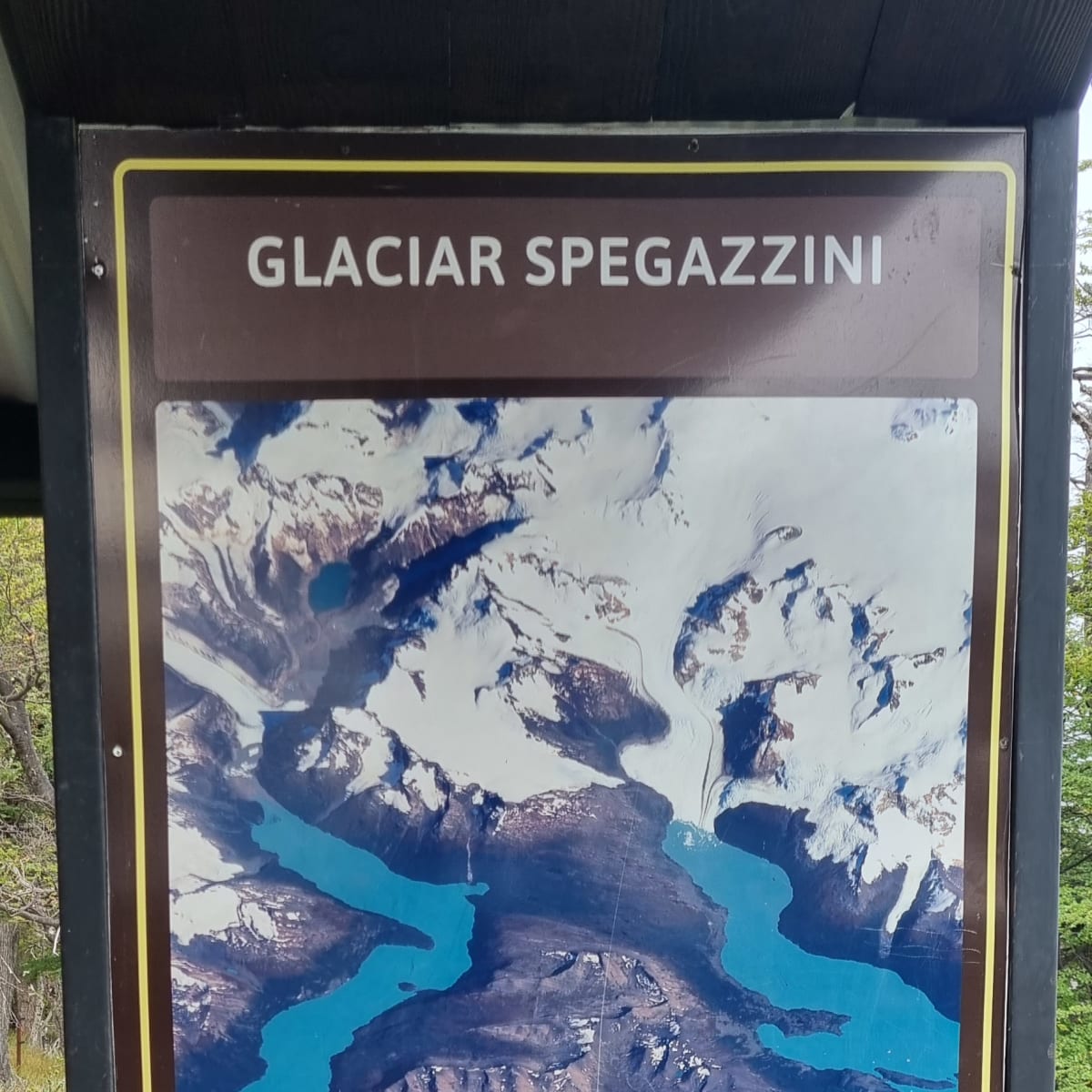 Glaciar Spegazzini board